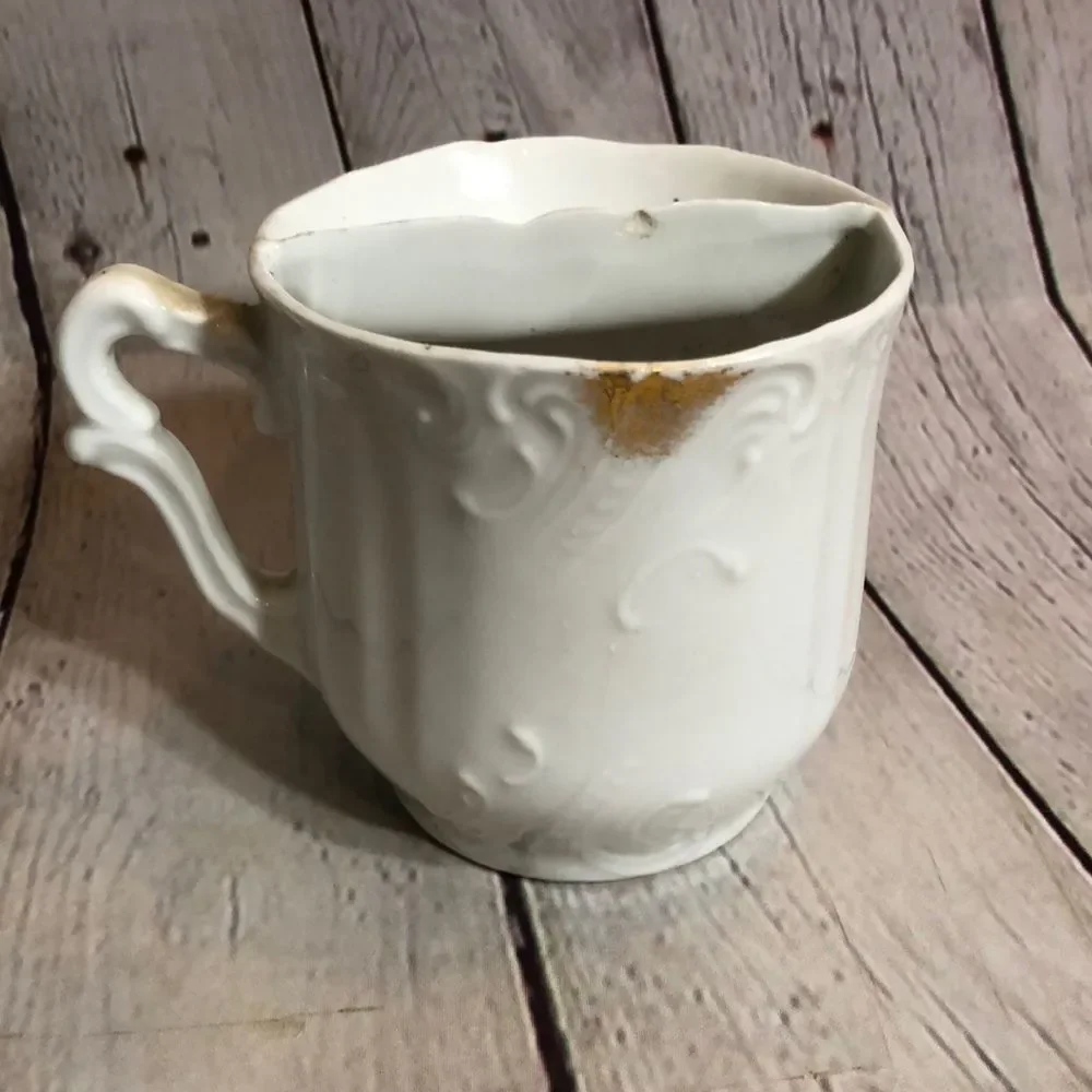 Vintage Roses Pattern Shaving Mug